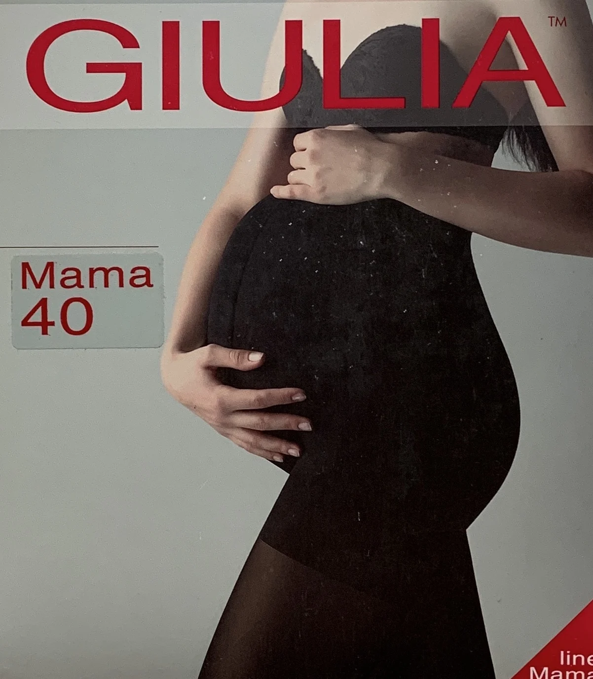Колготки GIULIA модель MAMA 40 DEN | Женская одежда