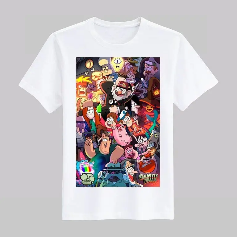 Футболка Персонажи Гравити Фолз | Мужская одежда