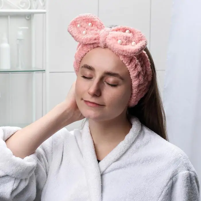 Повязка для умывания Жемчуг цвет МИКС | Красота и здоровье