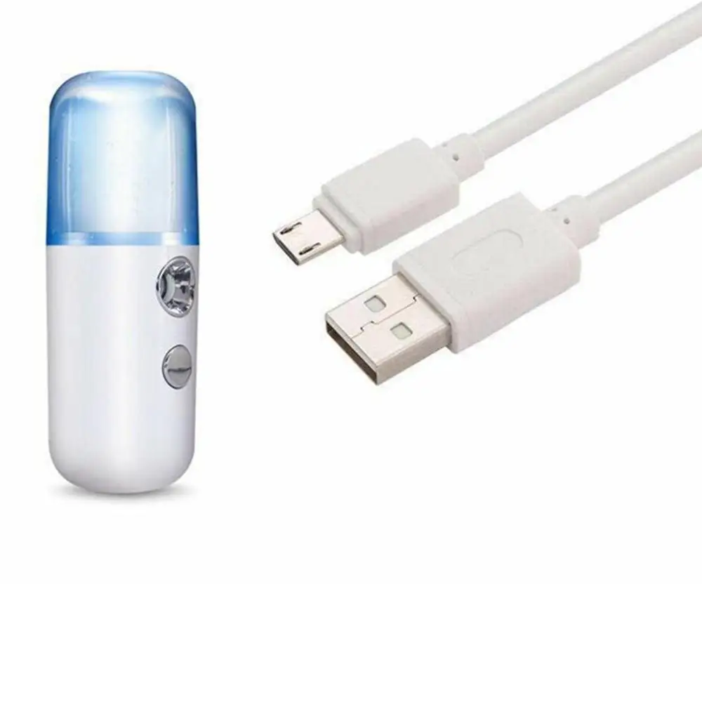 Мини нано спрей для лица USB персональный распылитель холодный туман