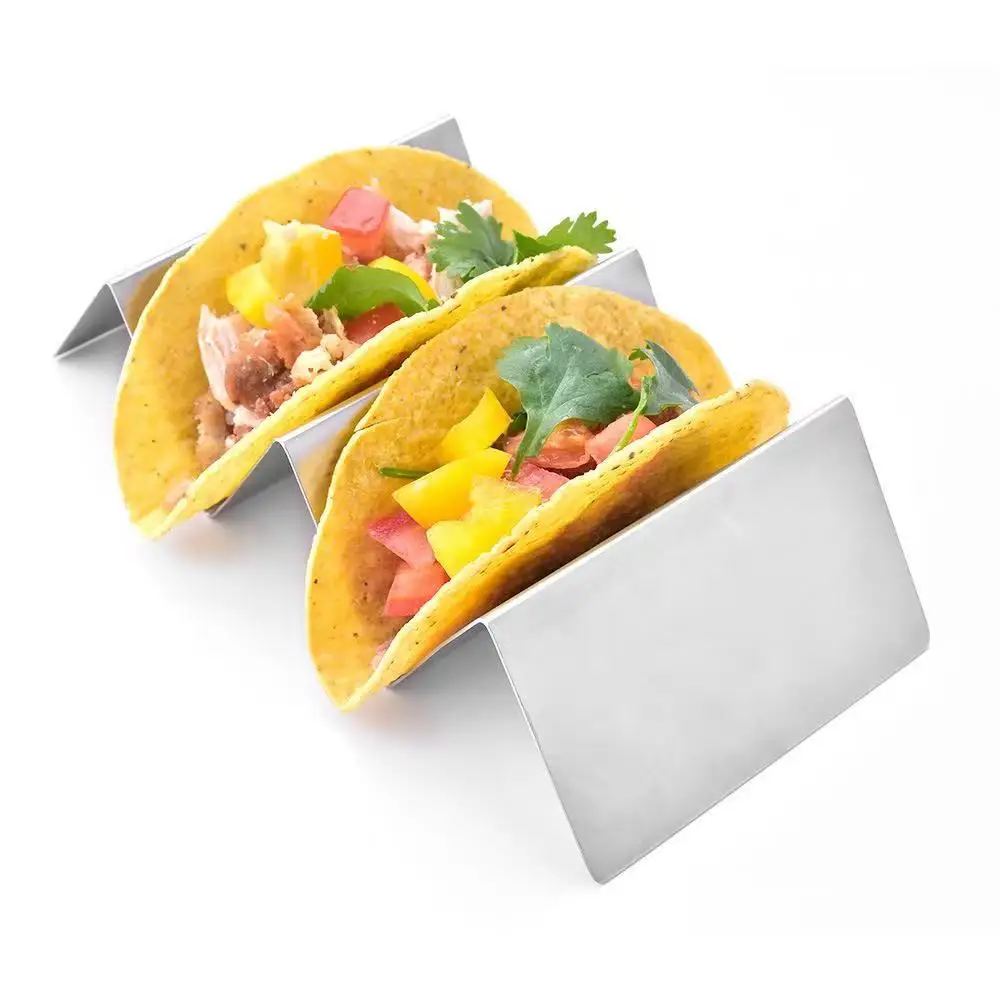 2 шт. подставка для Тако духовки гриля из нержавеющей стали тарелка хот-догов суши