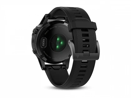 Garmin Fenix 5 Sapphire черные с черным ремешком | Электроника