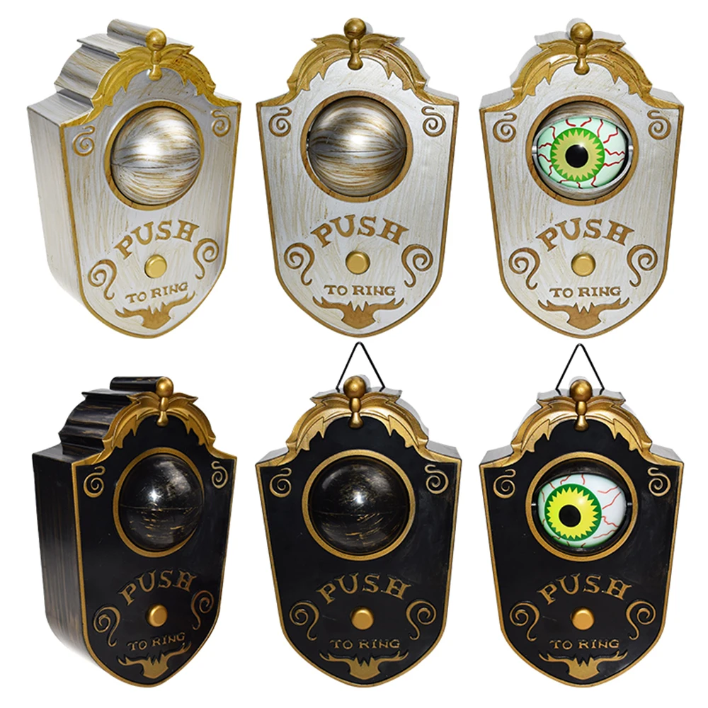 

One-eyed Doorbell Terrible Sound Scary Bell Pendant Decoration for Halloween Party Horror Props