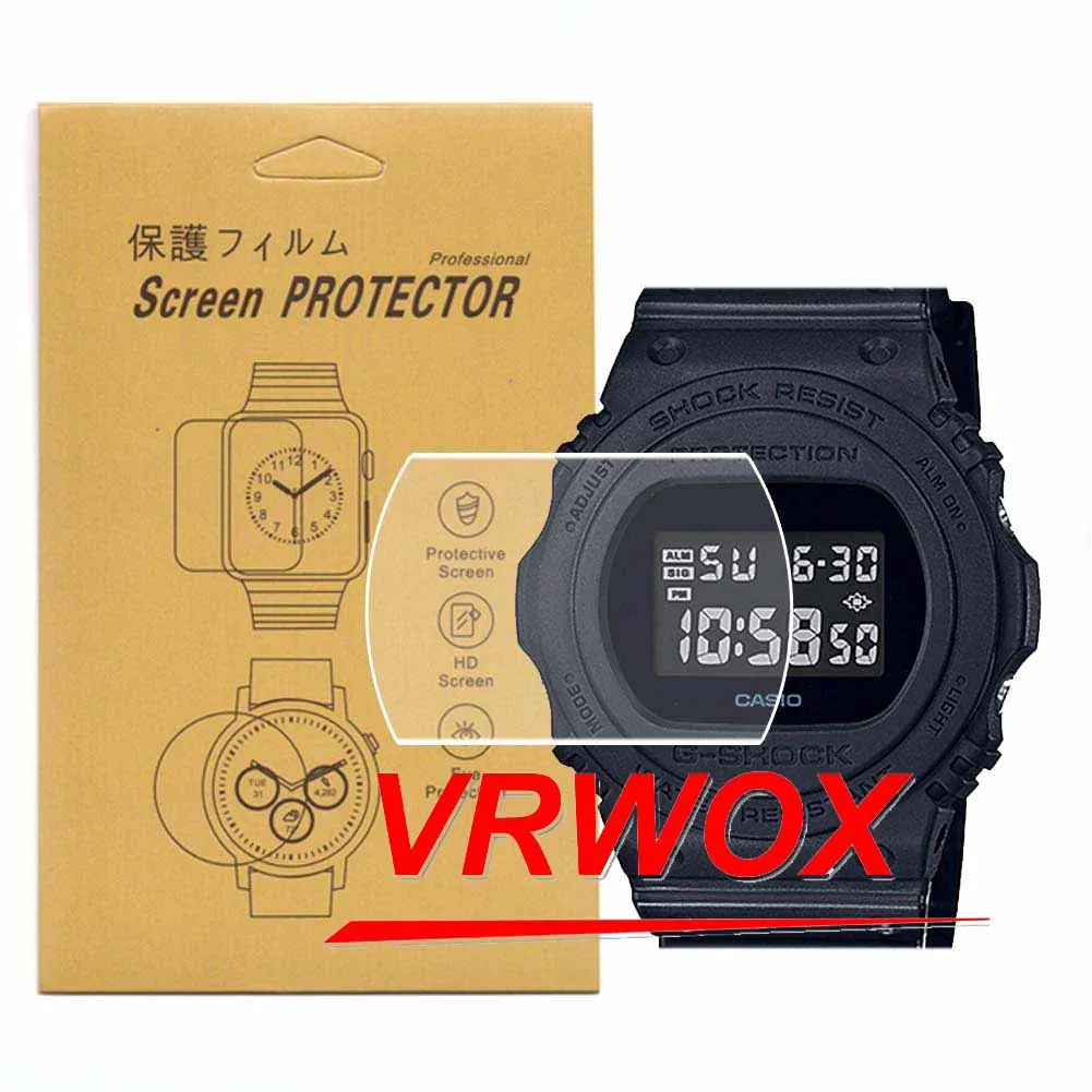3Pcs Screen Protector For Casio G shock GXW DW-5700 DW-5750 DW-5735 GW-9200...