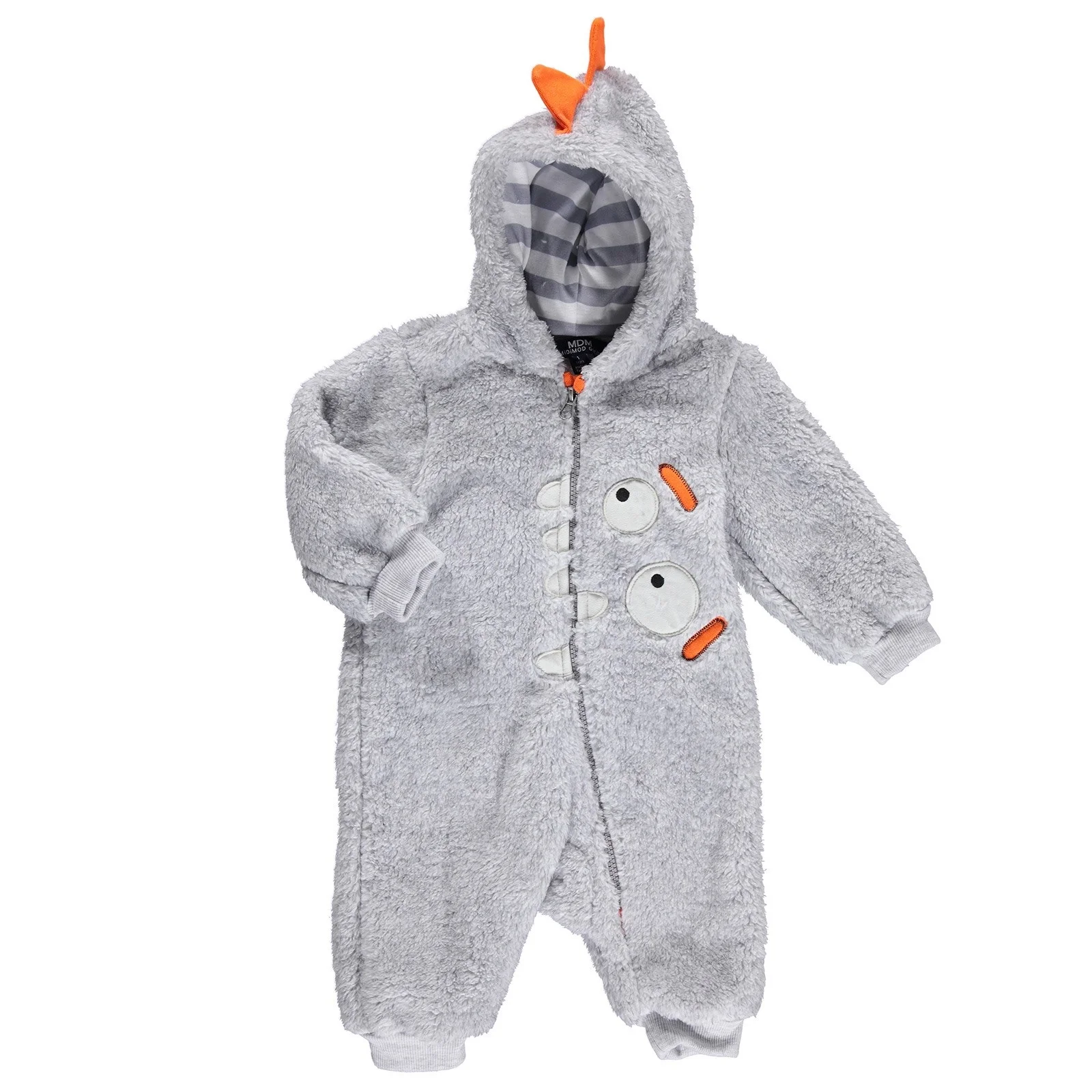 ebebek Midimod Baby Boy Little Dino Footless Wellsoft Romper |