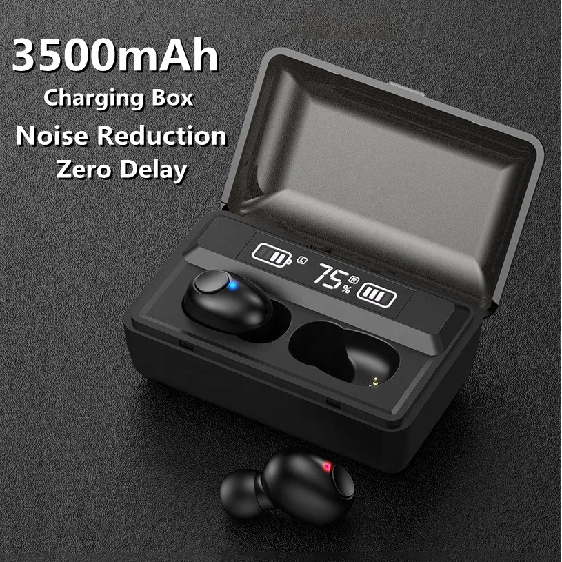 TWS стереонаушники с поддержкой Bluetooth и зарядным футляром|Наушники гарнитуры| |