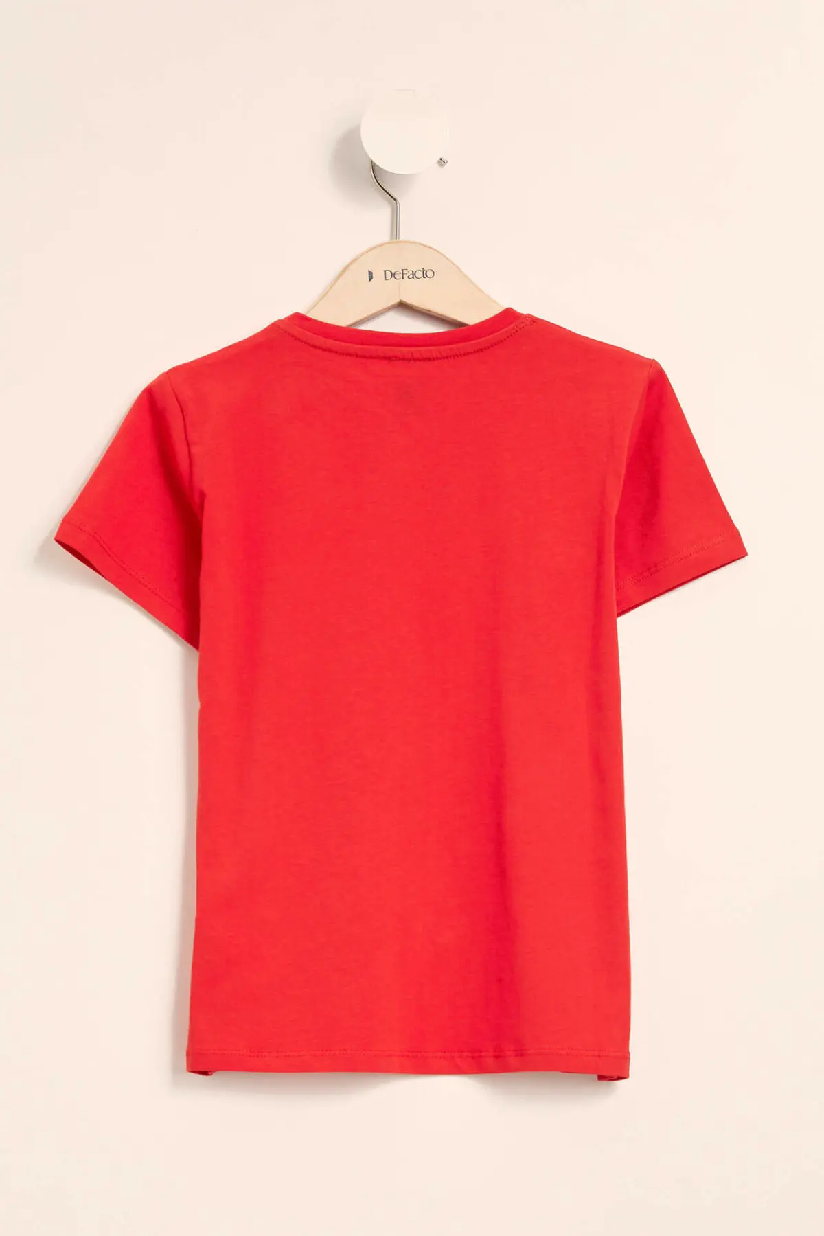 DeFacto/модная летняя детская футболка повседневные однотонные свободные топы с