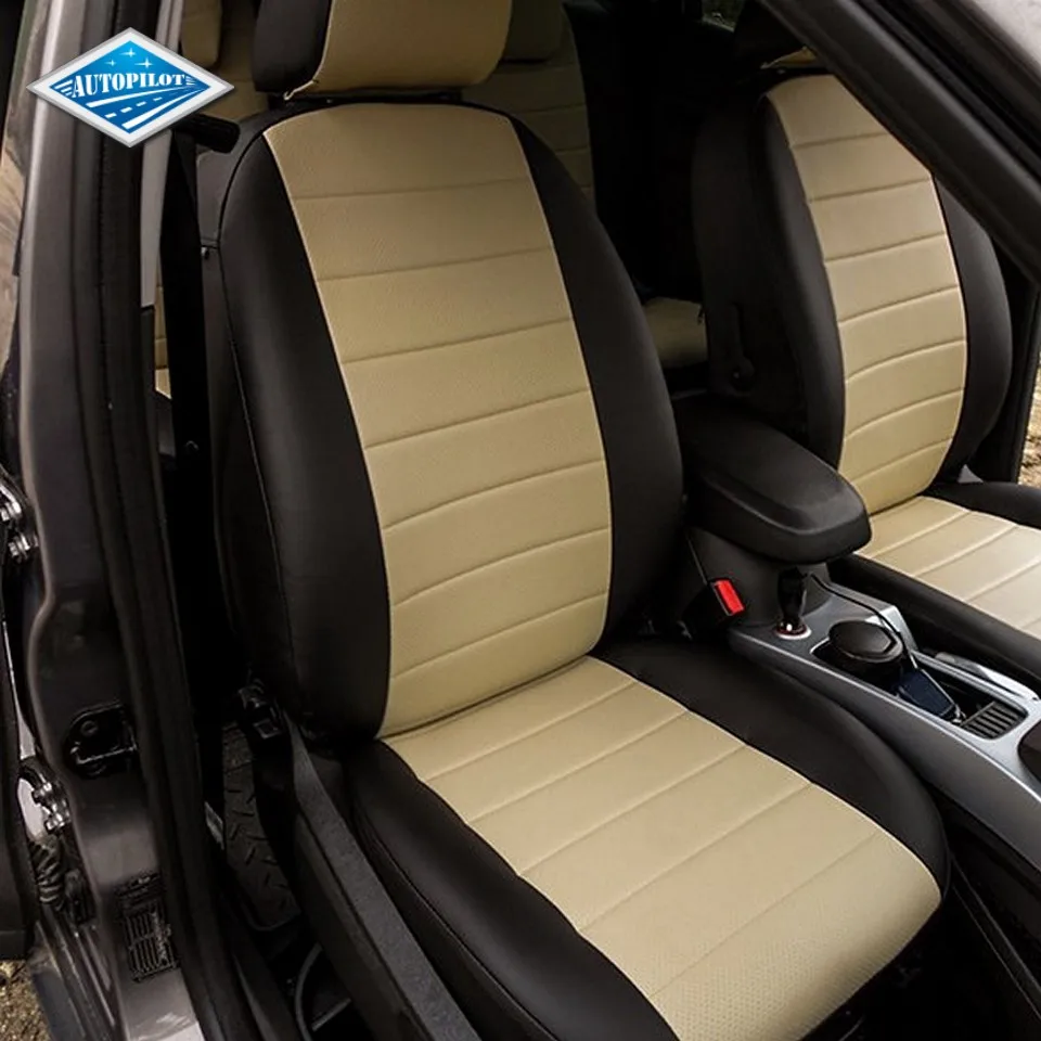 Для Ford Focus 2 2004-2010 Ghia/Titanium Комплект модельных авточехлов из экокожи Аригон