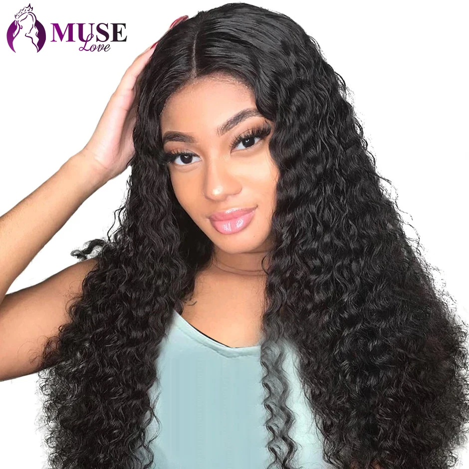 Clearance Jerry Curl Human Hair Wigs HD Transparent 13x4 Lace Frontal Wigs For Women Natura Brazilian Hair Wig with Baby Hair