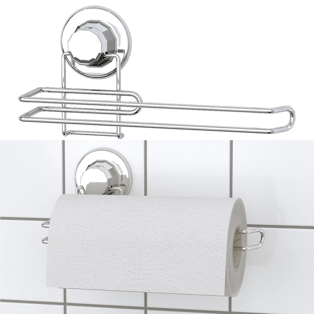 

Vacuum Chrome Plating Toilet Paper Holder Bathroom Wall Mount WC Paper Phone Holder Shelf Towel Roll Shelf Accessories