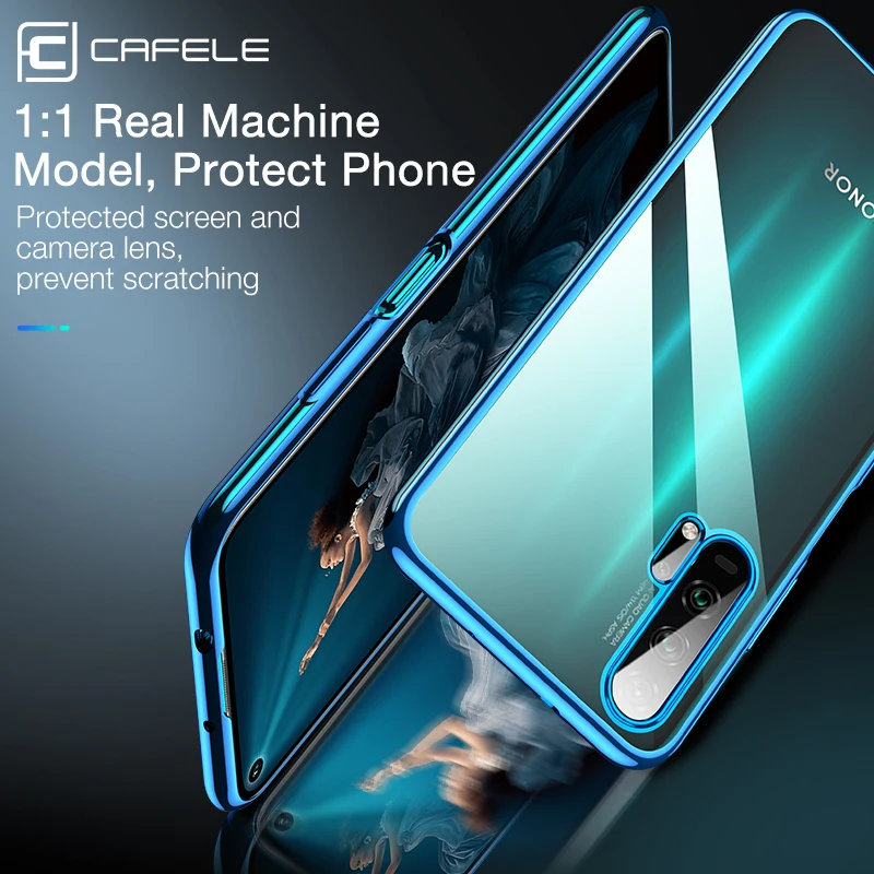 CAFELE новейший чехол для huawei honor 20 pro Мягкий ТПУ ультра тонкий смешанный силиконовый