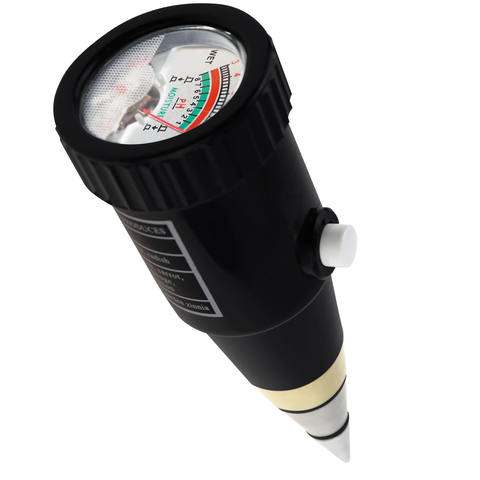 Водостойкий тестер 2 в 1 измеритель уровня pH и влажности почвы для растений урожая