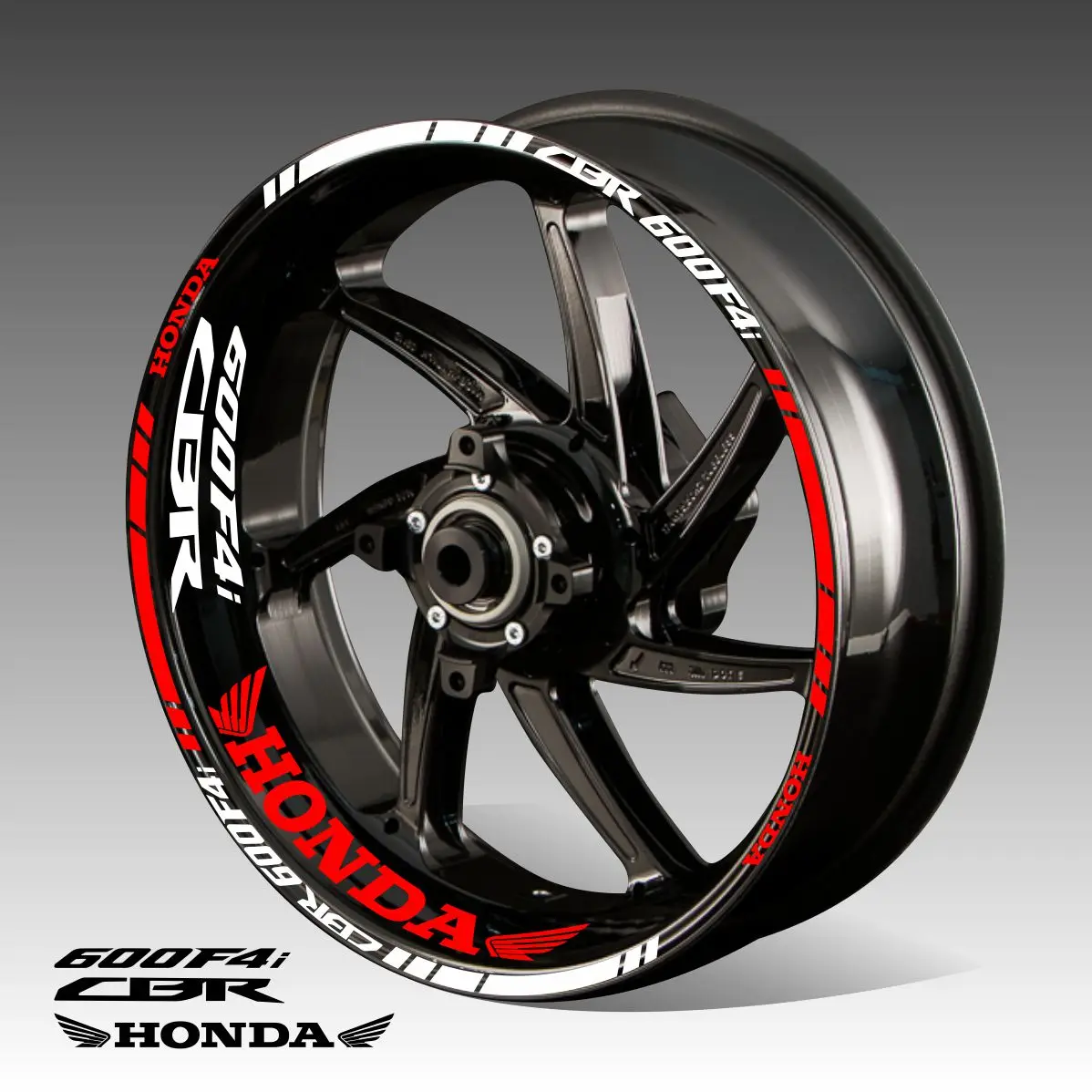 Наклейки на диски мотоцикла для Honda CBR600F4I полоски обод диска CBR 600F4I комплект