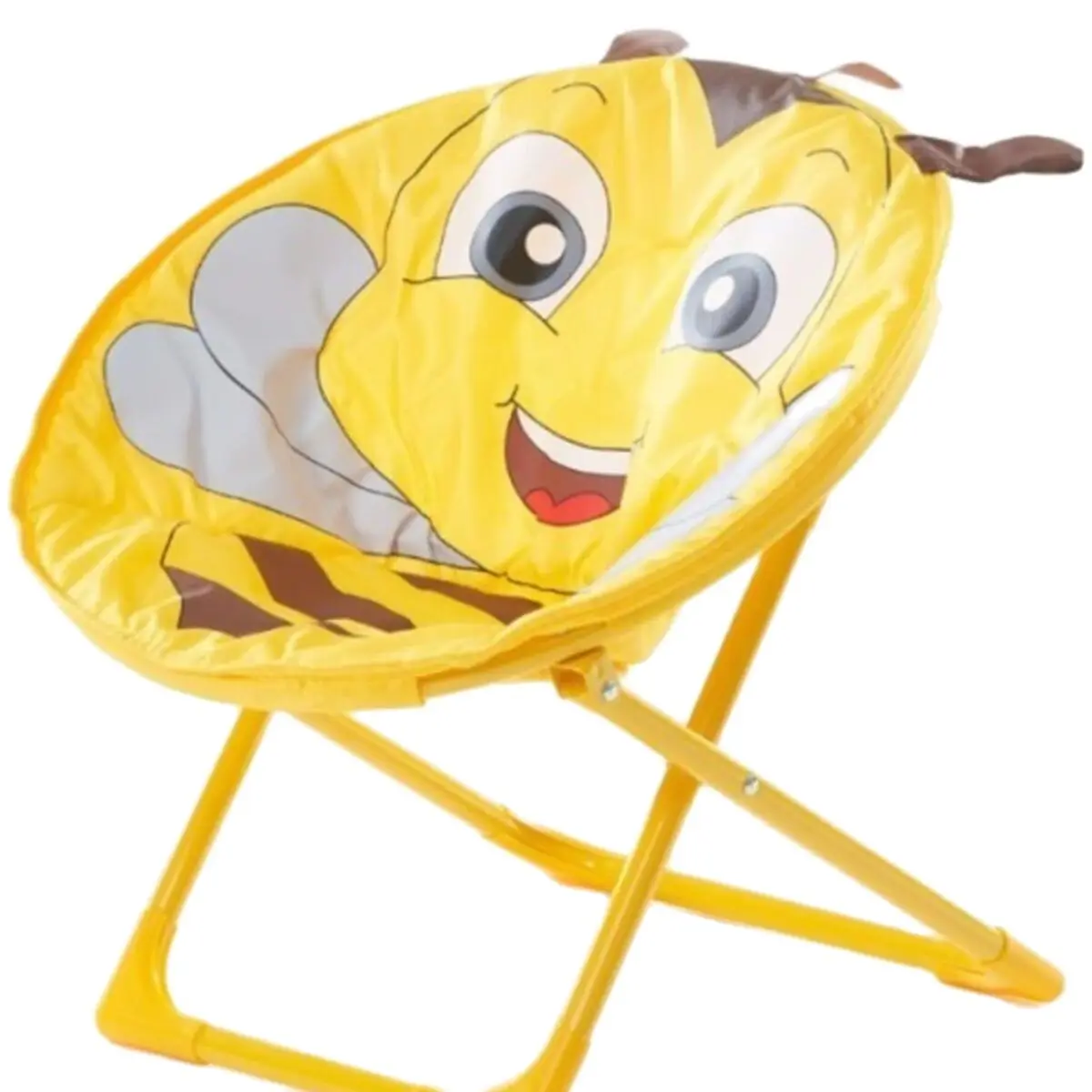 저렴한 어린이 달 의자 만화 의자 아기 식사 의자 접이식 등받이 의자 휴대용 야외 비치 의자 휴대용 초경량
