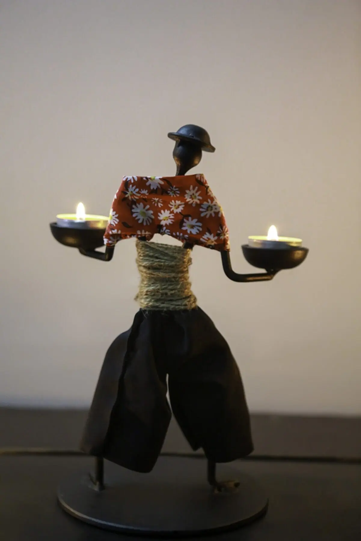 

decor Candle Holder Tealight Including Candle Metal Figured Candle