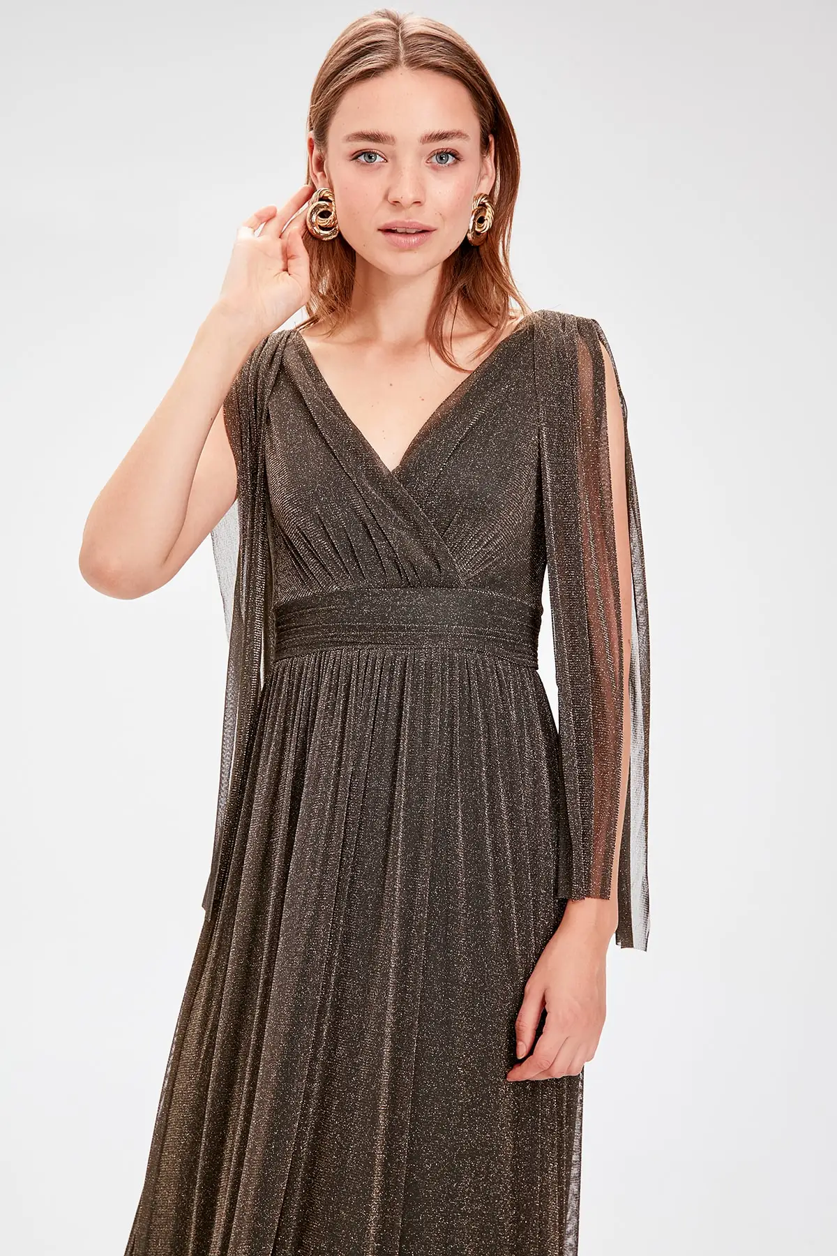 Модное Вечернее платье с бантом TPRSS19FZ0466|Вечерние платья| |