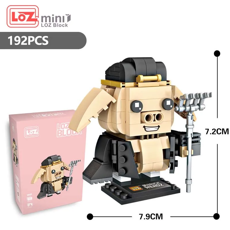 

2021 LOZ New Mini Building Blocks Children's Small Particles Fighting Blocks Model DIY Toy Children's Education Boys Gifts Anime