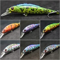 wlure 9cm 9g sinking jerkbait twitch pause action to control 6 black treble hooks 3d silocon eyes minnow fishing lures m431