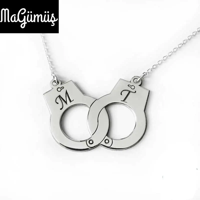 

Love Clamp Head Letter İstediğiniz Written Silver Necklace