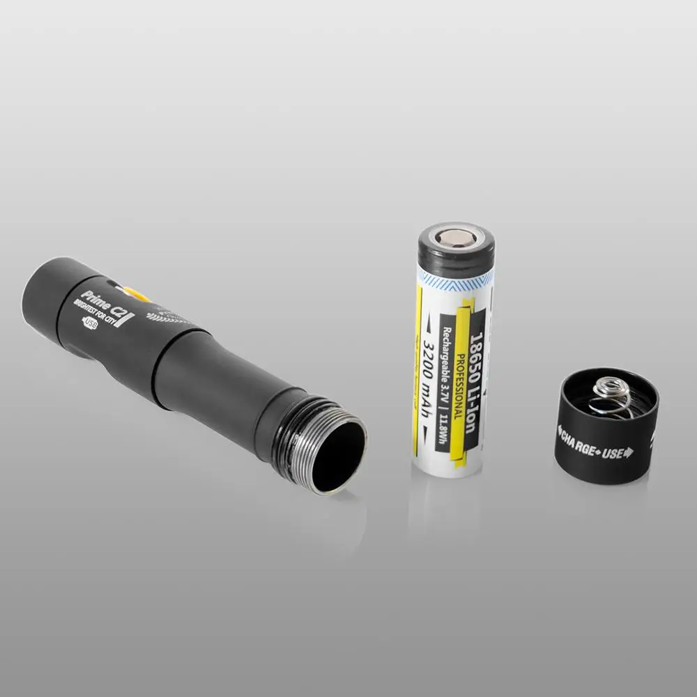 Светодиодный Фонарь Armytek Prime C2 XP L 1250 LED Lumens + Магнитная зарядка 18650 Li Ion аккумулятор