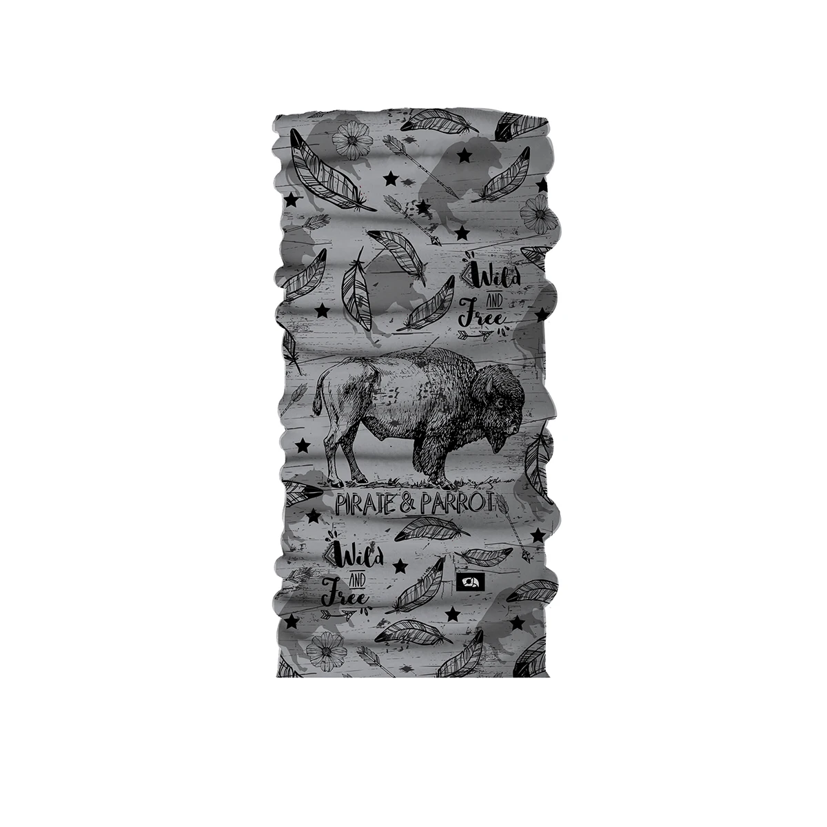 

Pirate & Parrot Bullgray Unisex Bandana