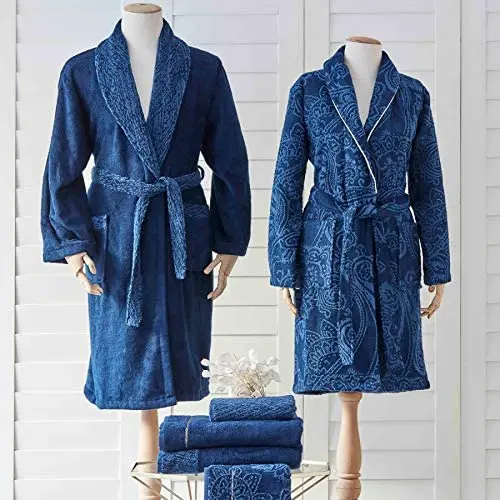 

Karaca Home Venita Navy Blue 6 Piece Private Family Bathroom