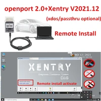 newest xentry 2021 12 da s ben z car diagnostic software remote install and activate with openport 2 0 obd 2 obd2 scanner tool