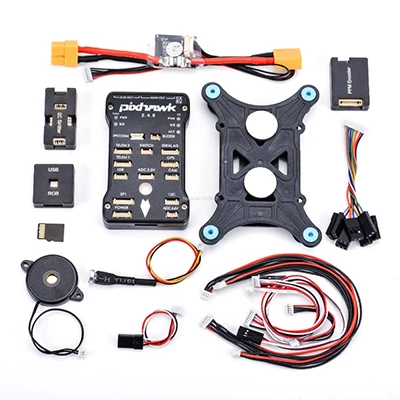 Pixhawk px4 PIX 2.4.8 32 бит Игровые Джойстики+ 433/915 телеметрии+ m8n GPS+ minim OSD+ pm+ Детская безопасность выключатель+ зуммер+ RGB+ стр./мин+ I2C+ 16 г SD - Цвет: base Pixhawk kit