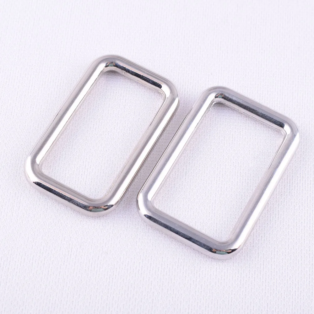 Rainbow Rectangle Ring Adjustable Buckle Slide Metal Belt Slider Connector Square Purse Clasp Handbag | Дом и сад