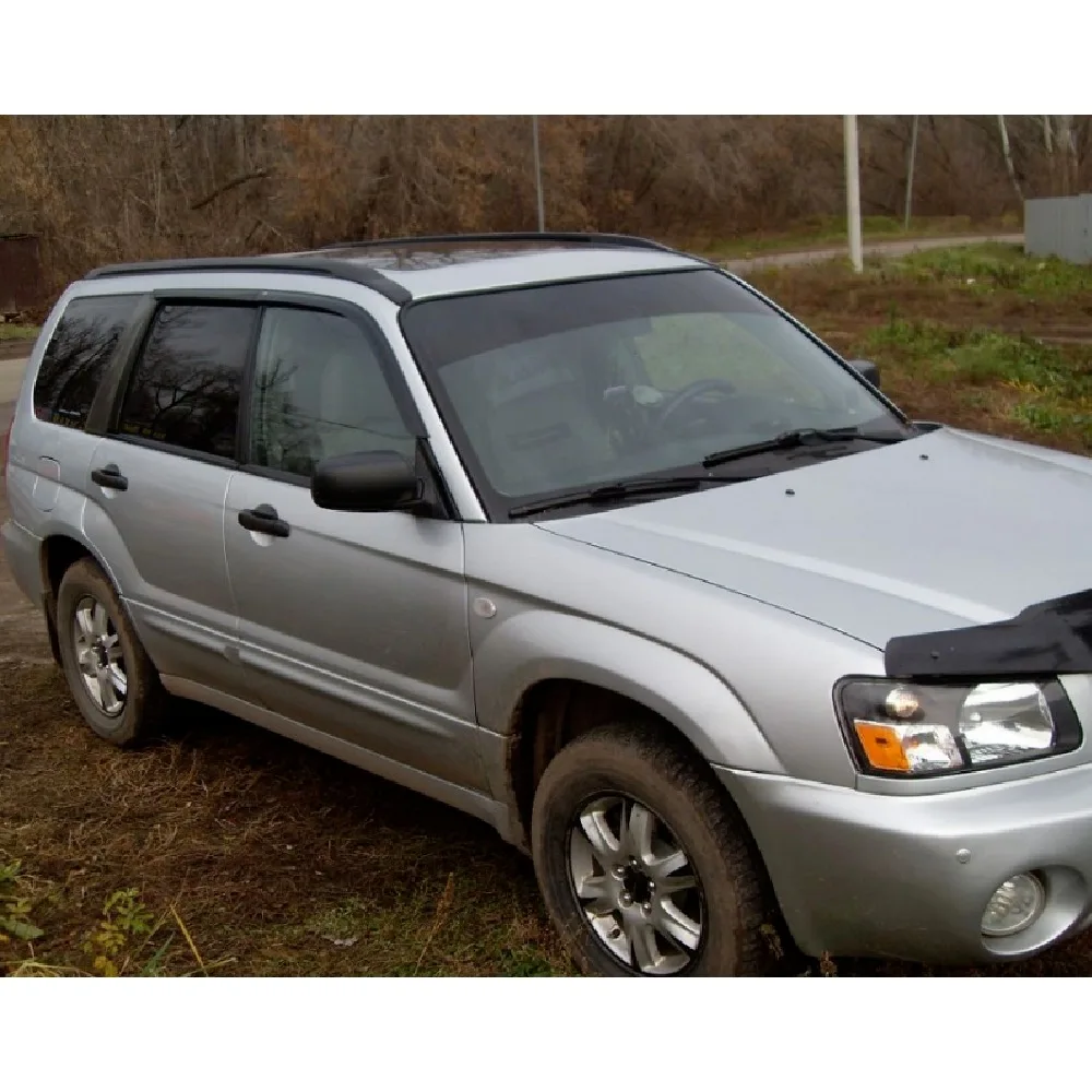 Дефлекторы окон Cobra Tuning S40702 на авто Субару Форестер 2 II 5 дв. 2002-2008 4 шт./комп.