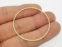 30pcs round circle charms earring accessories round circle brass connector 40x1mm jewelry making supplies r570