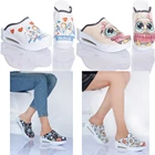 2021 новые ортопедические сабо тапочки уютные база с принтом медсестры Больничная медицинская готовить теплые усиленный плоский мягкий Для женщин кашемировые туфли босоножки женские Женские сандалии туфли женские