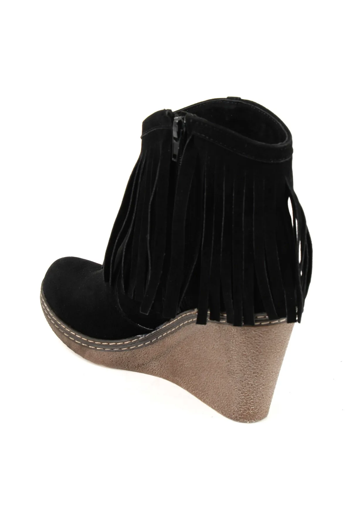 Черные женские ботинки Bambi E0305010872| |