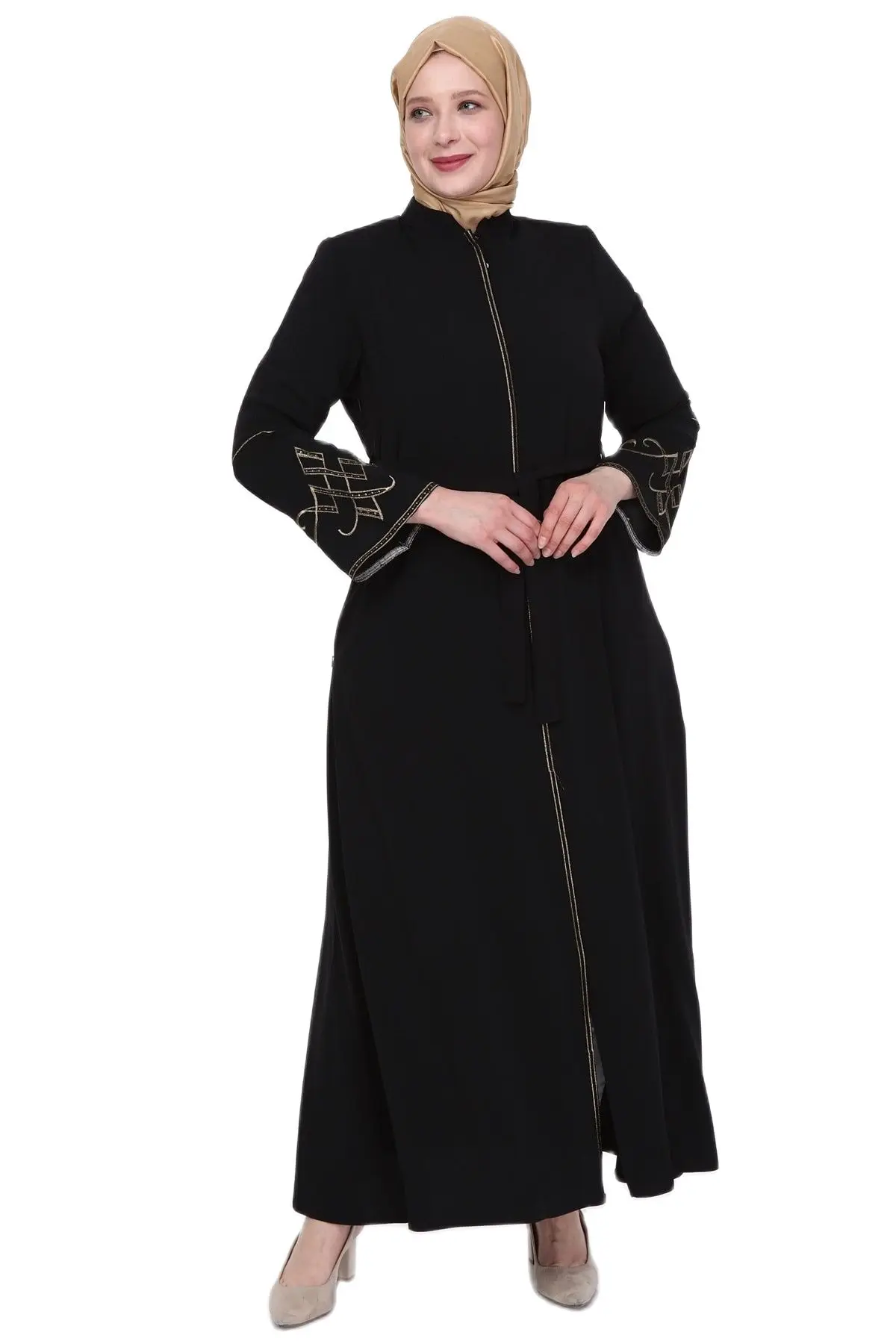Women Long Sleeve Muslim Abaya Muslim woman Dress Maxi Kaftan women's dress Plus Size dresses for women Turkey Dubai Abaya 2022