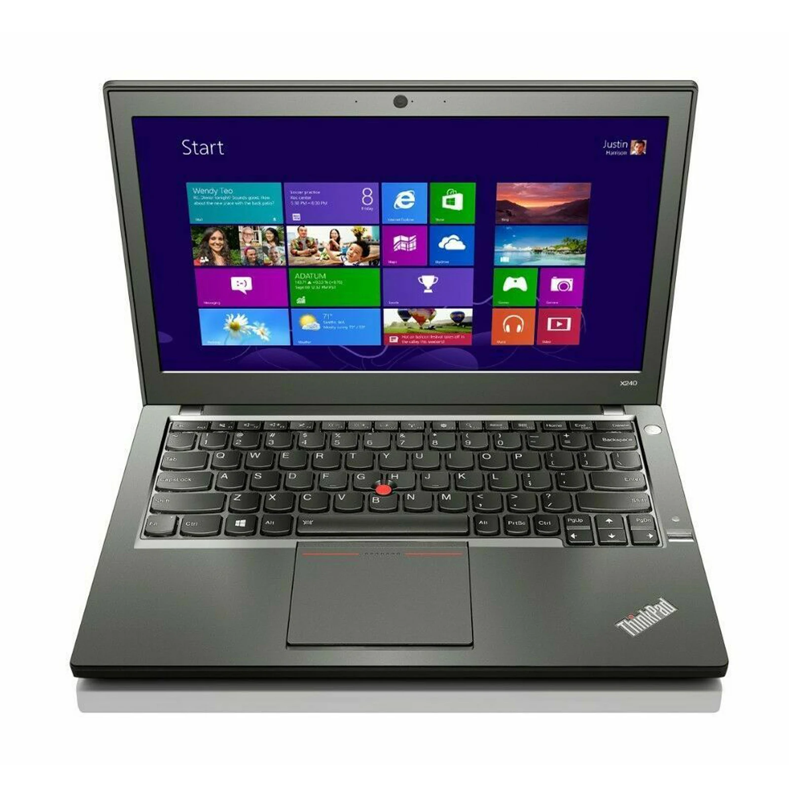 Восстановленный Ноутбук Lenovo IBM X240 i5 4300M 2.5G Hz RAM 8GB SSD 480GB 12 5 Wifi Φ веб-камера Win10