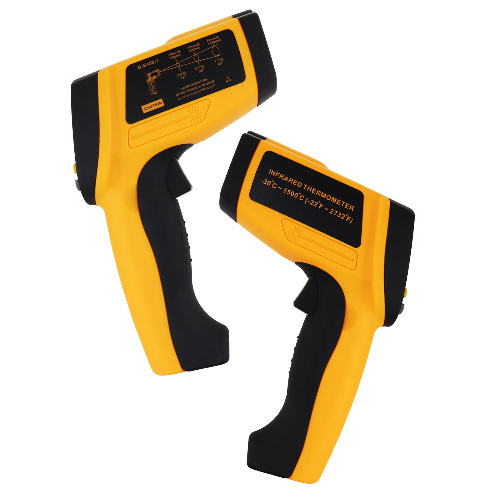 

Digital Non-contact IR Infrared Laser Meter Surface Thermometer 80 Sets Data Storage Lasergrip Instant Read
