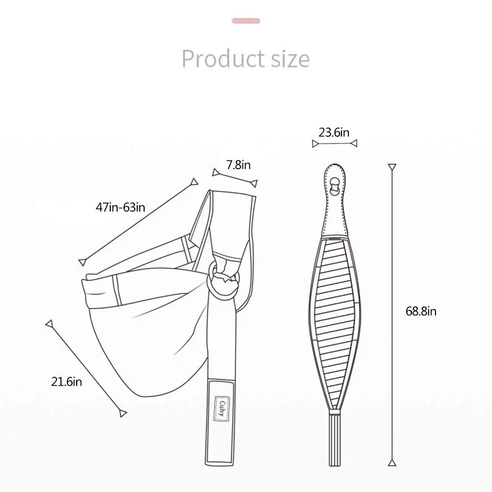 

Baby Ring Sling Carrier Soft Infant Wrap Hipseat Breastfe Fabric Breathable Baby Wrap Kangaroo Ergonomic For Newborns Toddlers