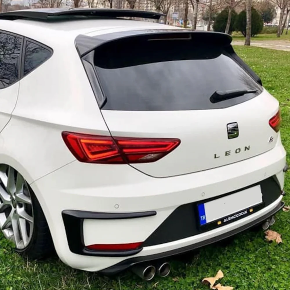 Seat Leon оконная декоративная планка для спойлер задний 2012-2020 Mk3/3 5 АБС-пластик