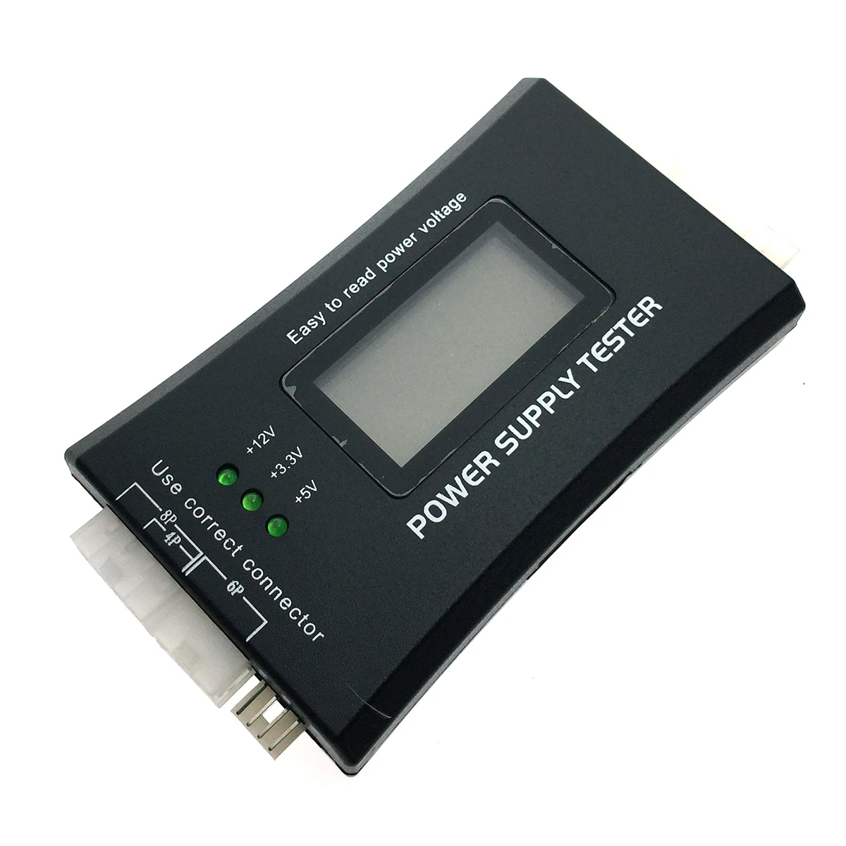 Тестер Espada E RPV7 с цифровой индикацией для блоков питания ATX Power supply tester (20/24pin 6pin 8pin