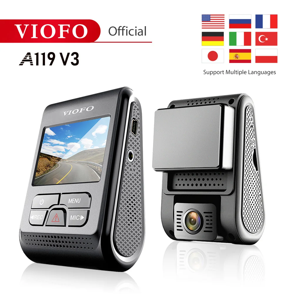 Видеорегистратор VIOFO профессиональный видеорегистратор с GPS и функцией ночного