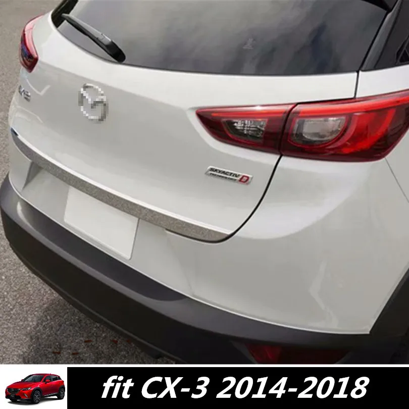 

Наклейка для задней двери Mazda NEWCX-3 CX3 из нержавеющей стали, 2014-2018