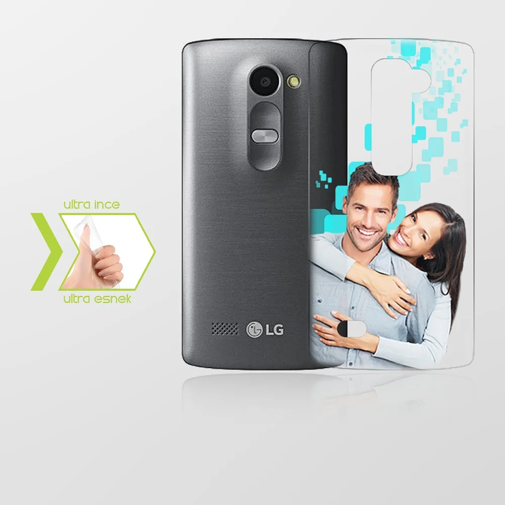 

Personalized LG Leon Slim Clear Silicone Phone Cover