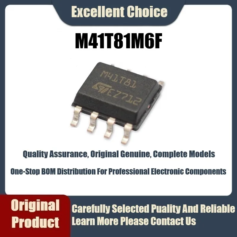 

Оригинальные SMD M41T81M6F M41T81 упаковка SOP-8 часы и таймер IC, 10 шт./лот