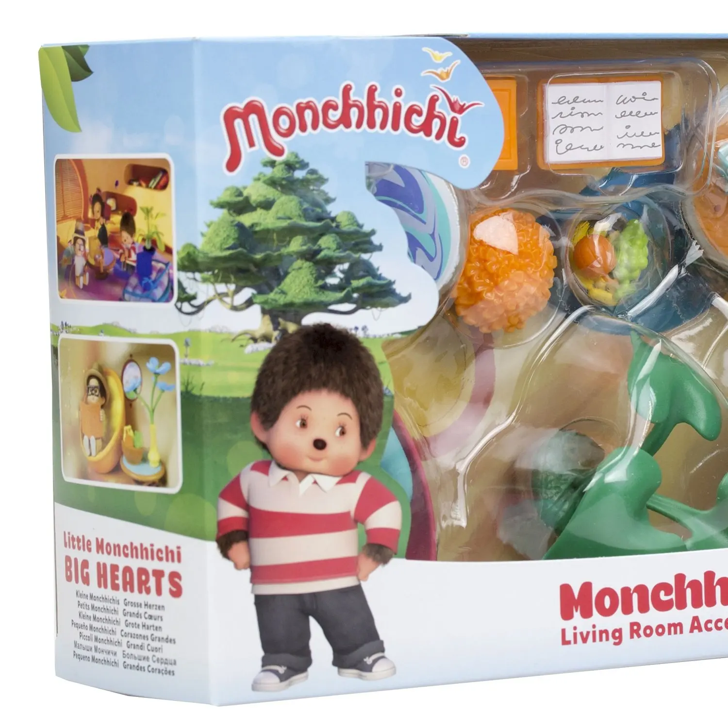 Набор аксессуаров для гостиной комнаты Monchhichi (с зеленым ковром) |