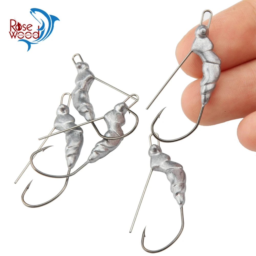Палисандр 3g/4 см Weedless свинцовая рыба крючок джиггинг приманка колючие рыболовные крючки джиг голова крюк для мягкой приманки