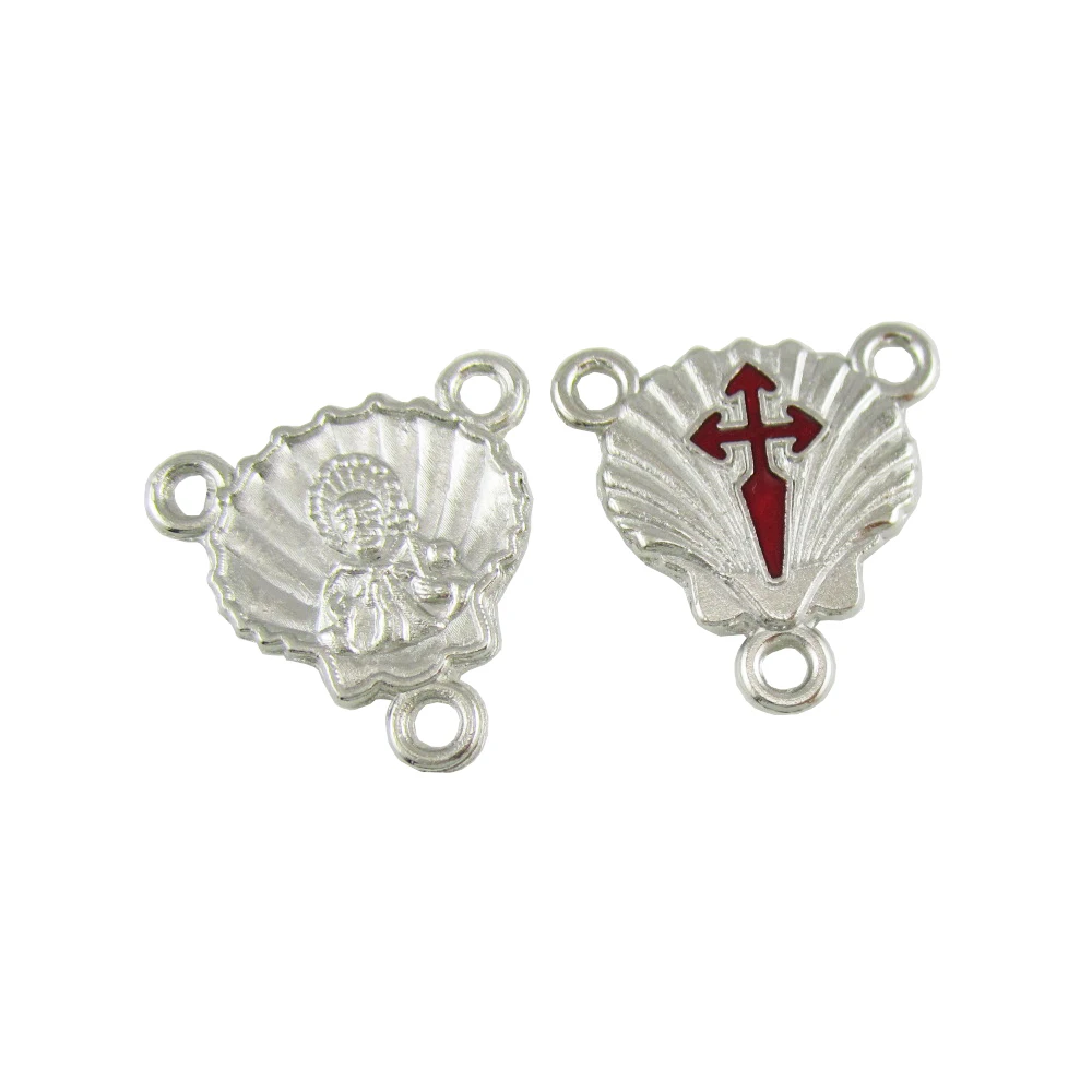 100 шт Shell Saint James Crusader Rosary Center Centerpiece|centerpiece lights|rosary centersrosary parts |