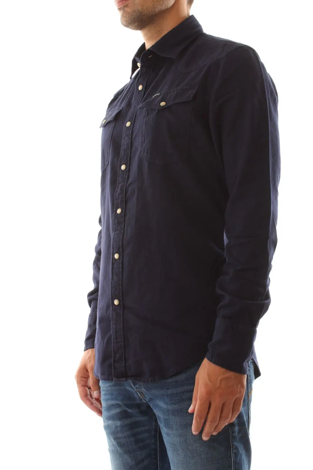 Мужская рубашка G STAR D10140 7647 3301 футболка 6067 SARTHO BLUE| |