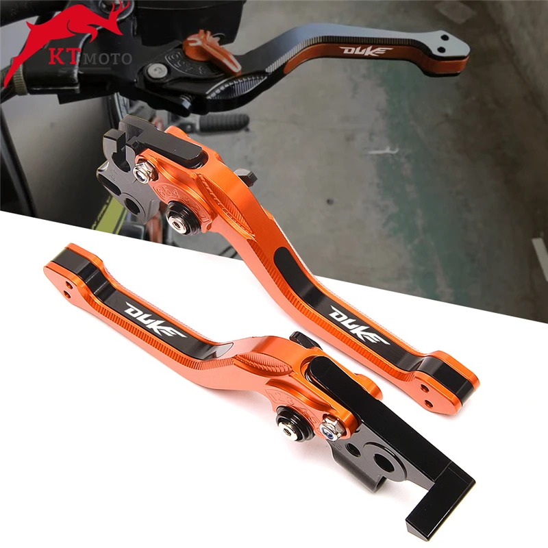

For KTM DUKE 125 200 390 690 DUKE390 DUKE125 DUKE200 DUKE690 Motorcycle CNC Aluminum Adjustable 3D Rhombus Brake Clutch Levers