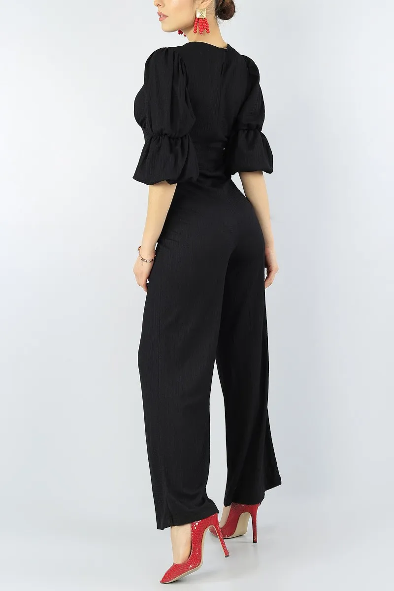 

Sleeve Detailed Women's Jumpsuit and Saloped, One Piece Dress for Summer Long Summer Overalls for Women 2021 fashion Turkey