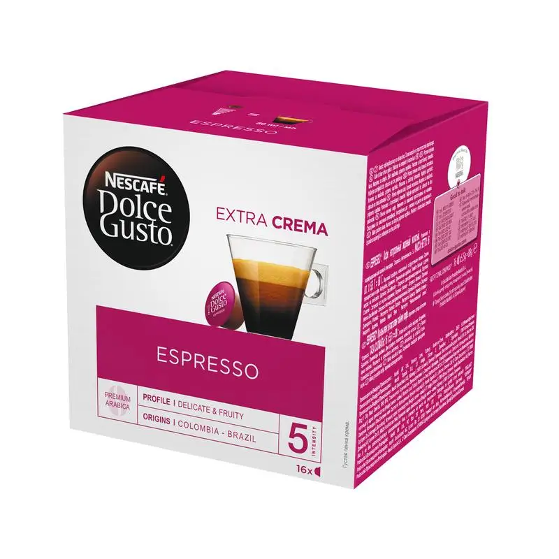 Кофе Nescafe Dolce Gusto Espresso в капсулах 16 шт|Кофе капсулах| |